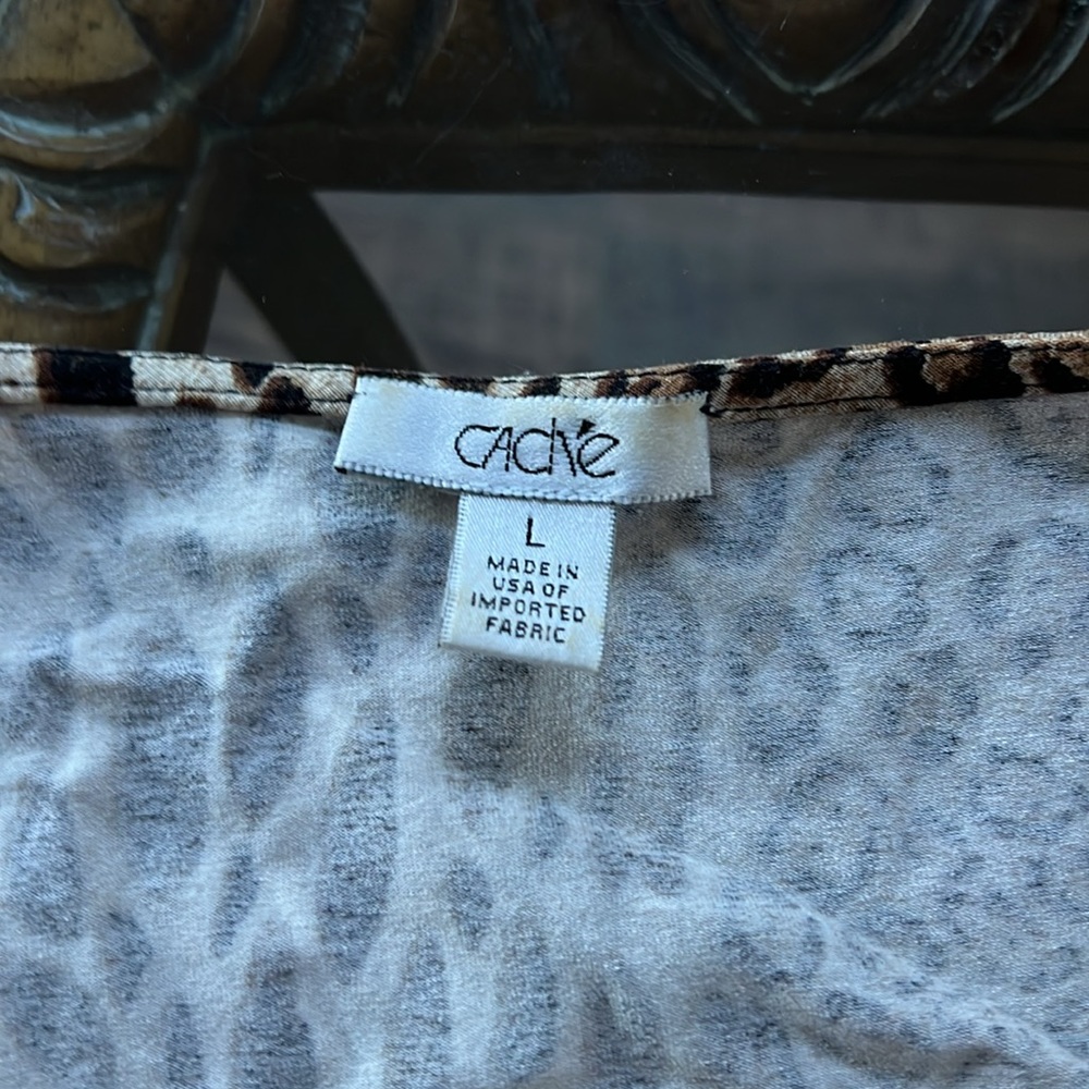 Cache Leopard dress L - Picture 7 of 10